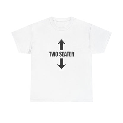 Two Seater arrows T-Shirt | Funny Couple Seating Shirt