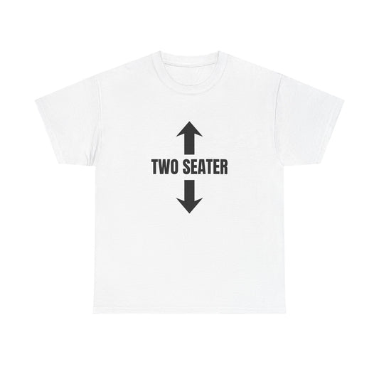 Two Seater arrows T-Shirt | Funny Couple Seating Shirt