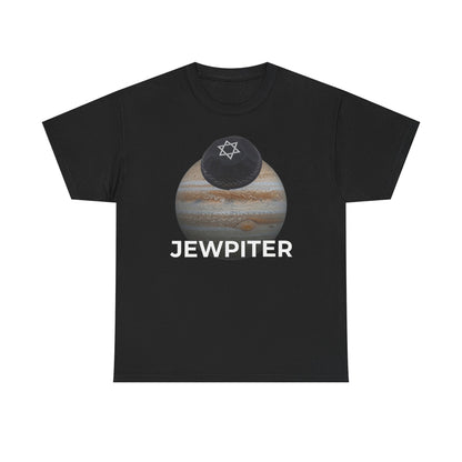 Jewpiter Tee | Jupiter Planet with Star of David Graphic