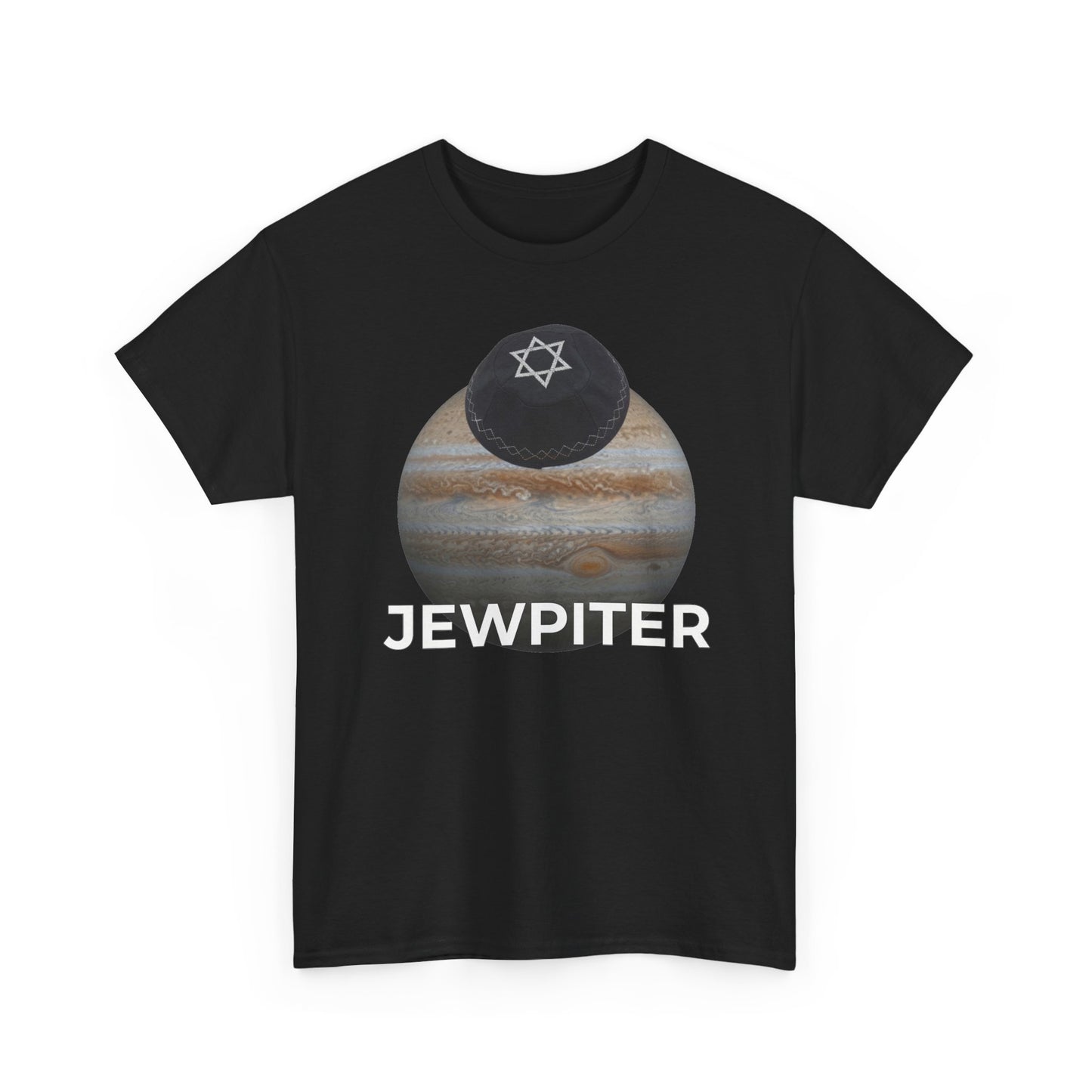 Jewpiter Tee | Jupiter Planet with Star of David Graphic