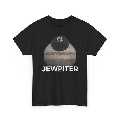 Jewpiter Tee | Jupiter Planet with Star of David Graphic